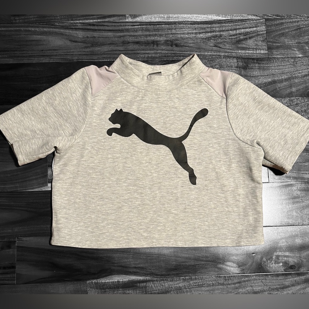 Puma Cropped Pullover Sweatshirt